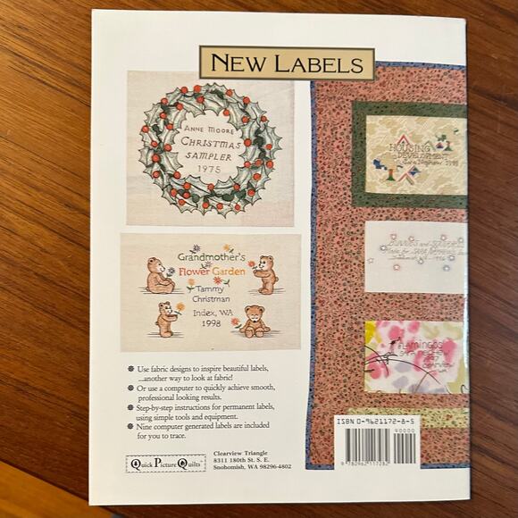 New Labels Quilt Pattern Book - Picture 4 of 4